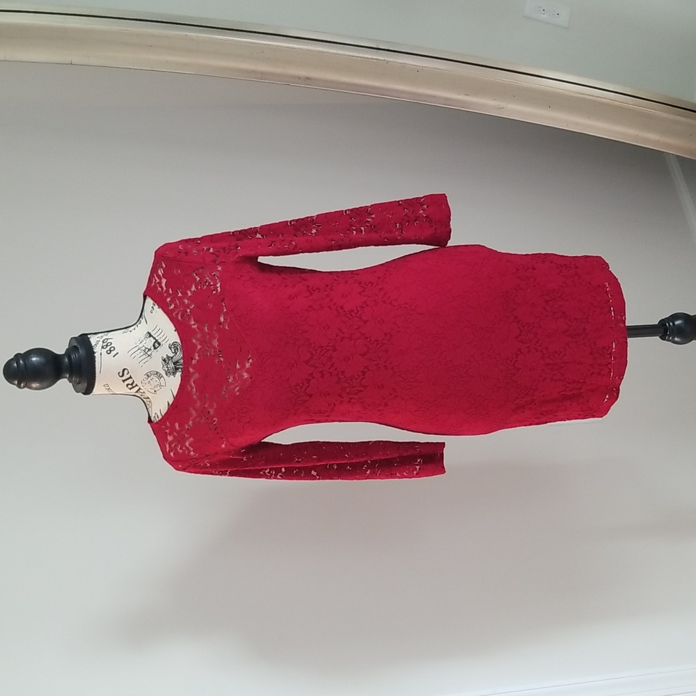 Red Lace Dress